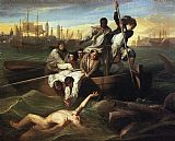 John Singleton Copley Famous Paintings - Watson and the Shark